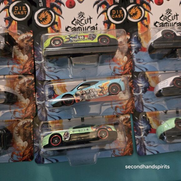 Boley Samurai Racers Circuit Set – 9 Cars Samurai Theme Toy Vehicles - Picture 3 of 4